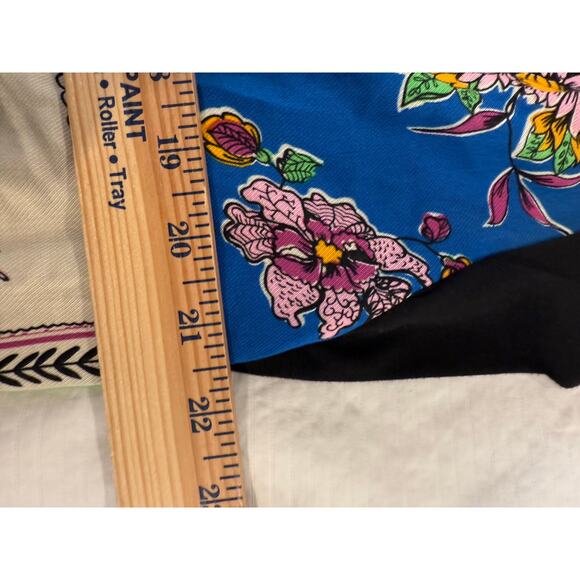 Tiny by Anthropologie Blouse Top Womens Medium Multicolor Floral Patchwork Boho - Picture 8 of 10